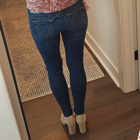 True Religion Low Rise Skinny CASEY - SIZE 27 - Picture 4 of 12